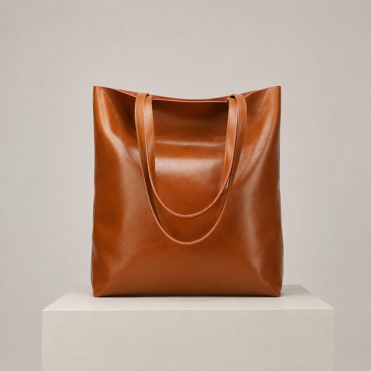 The Elara Leather Tote