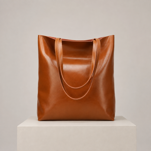 The Elara Leather Tote