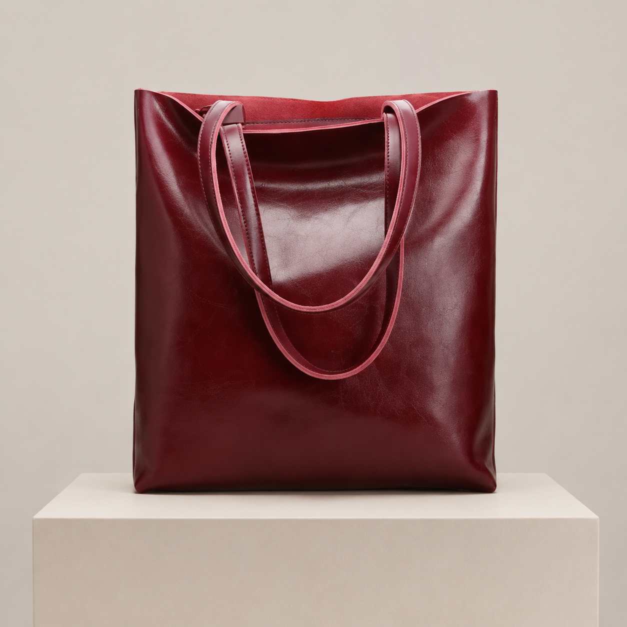The Elara Leather Tote