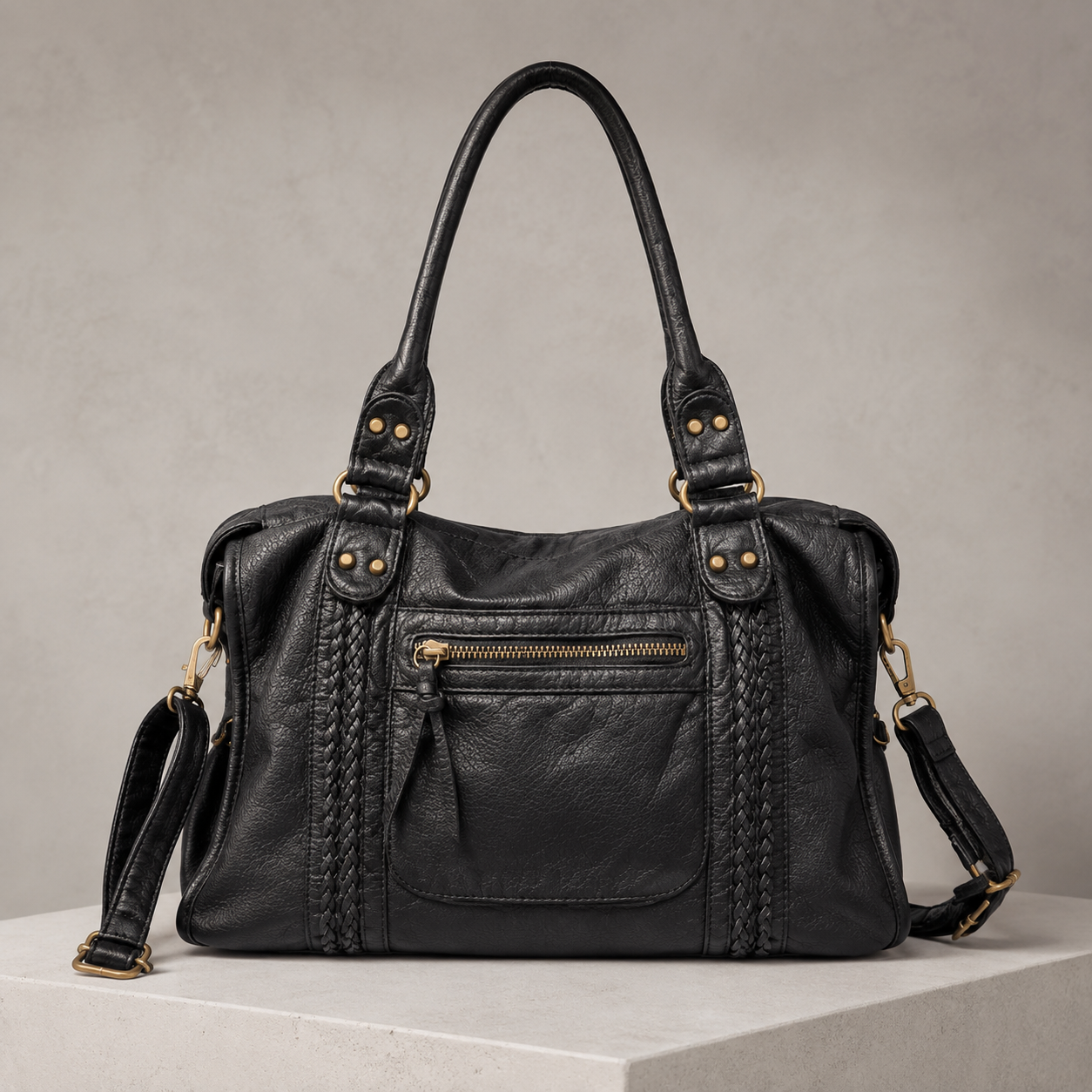 The Elara Multi-Pocket Shoulder Bag